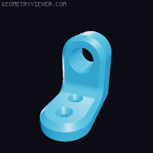 Shower Holder 3D model thumbnail