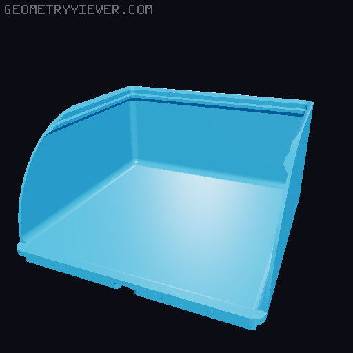 Gridfinity rouded bins collection all sizes 3D model thumbnail