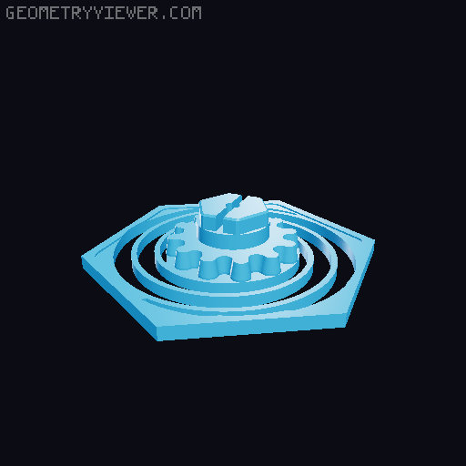 Merged Springs for Twist Lock Boxes 3D model thumbnail