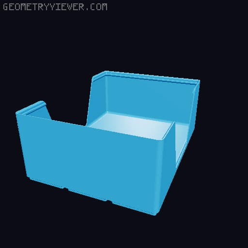 Gridfinity wall cutout collection 3D model thumbnail