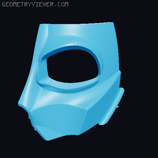 Wearable Darth Vader Helmet 3D model thumbnail