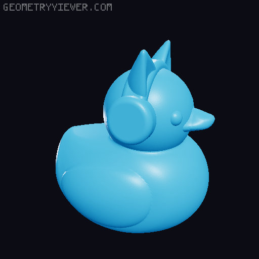 Floating Plastic Ducks 3D model thumbnail