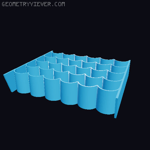 Remixed Miniature Paint Rack 3D model thumbnail