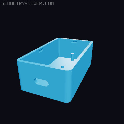 ESP32-DevKitS-R Case with Lid 3D model thumbnail