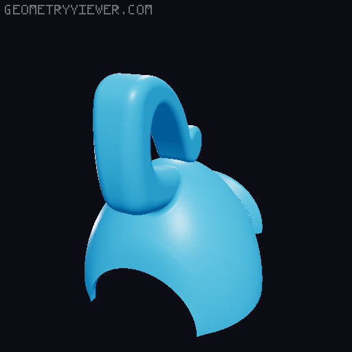Genie's Lamp 3D model thumbnail
