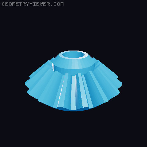Center Differential for EXPLORER-MK1 3D PRINTED 1:10 RC CHASSIS 3D model thumbnail