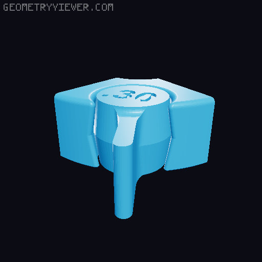 Flow cube and Tolerance ring 3D model thumbnail