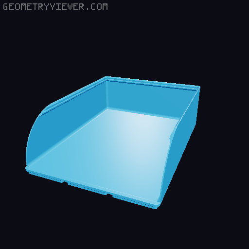 Gridfinity rouded bins collection all sizes 3D model thumbnail