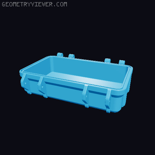 Flextail Case 3D model thumbnail