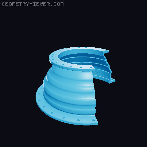 Airbus A320 Engine 3D model thumbnail