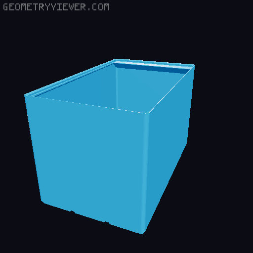 Gridfinity cups height 18 (130mm) collection 3D model thumbnail