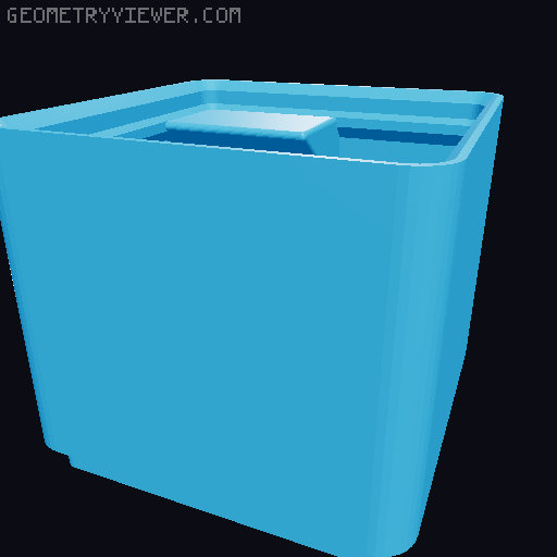 Gridfinity cups height 5 (39mm) collection 3D model thumbnail
