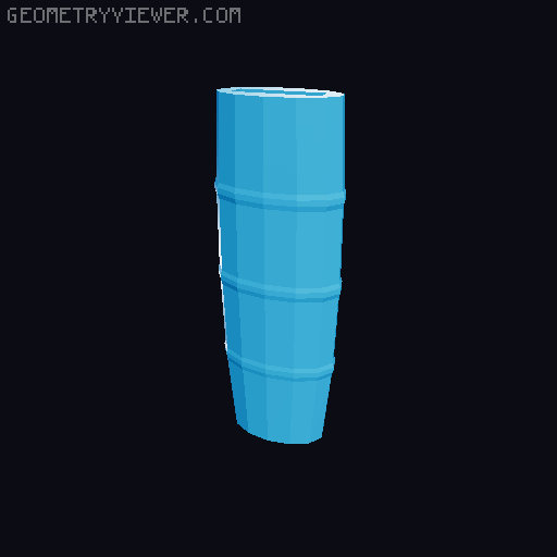 Simple Viking Era Sword (and Scabbard) 3D model thumbnail