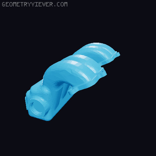 MINI Toyota 4 Cylinder Engine 22RE, Complete Working Model Mini Edition 3D model thumbnail