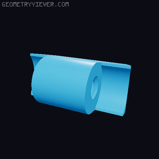 Adjustable foot rest 3D model thumbnail