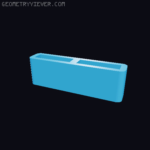 Drawer Divider 3D model thumbnail