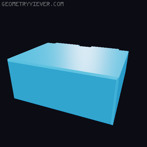 Yu Gi Oh Style Deckbox 3D model thumbnail