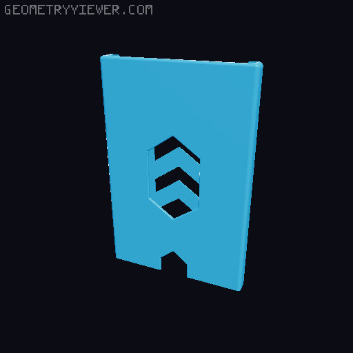 The DUMB Wallet - with a little more function 3D model thumbnail