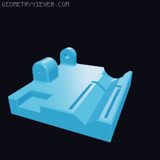 rod, tube and screw cutter for Dremel 3000 3D model thumbnail