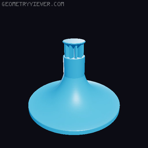 Spinning Top Balanced 3D model thumbnail