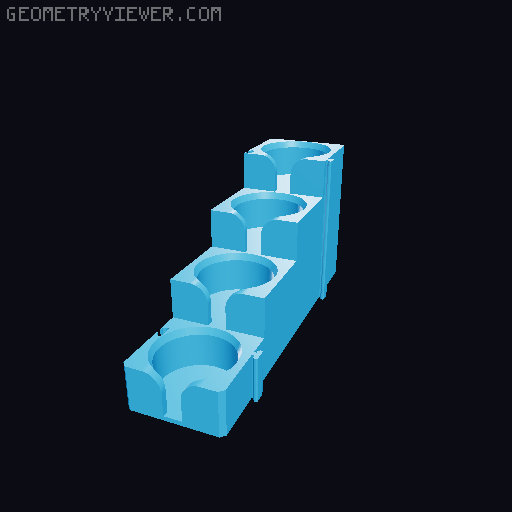 Vallejo / Citadel modular Paint rack 3D model thumbnail