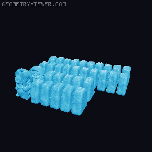 Tak PrintABlok - A Beautiful Strategy Board Game 3D model thumbnail