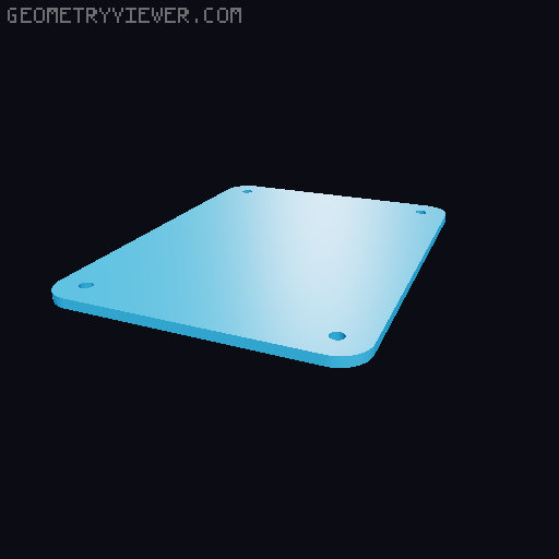 phone surface mount for car 3D model thumbnail