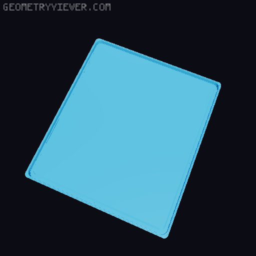 Lid for simple Box mk4 compatible 3D model thumbnail