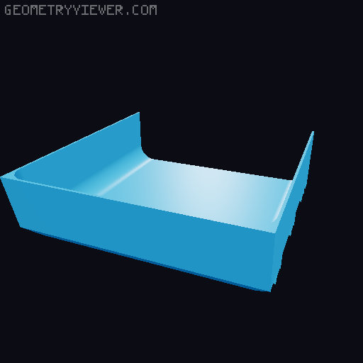 Modular Drawer Organizer Remix 3D model thumbnail