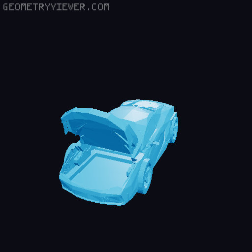 orange pi 4 pro  pc case  3D model thumbnail