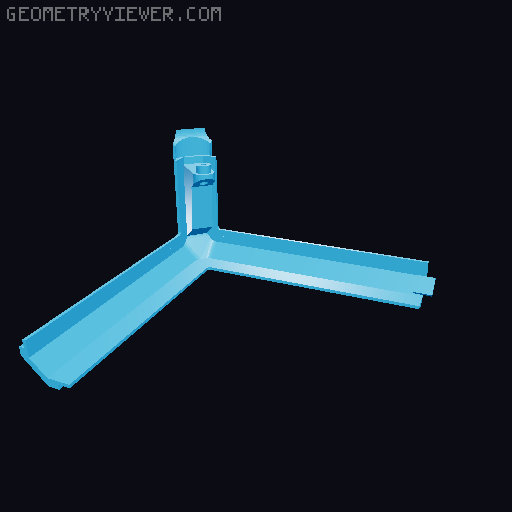 Creality K1 / K1C Riser / Top Hood with Vents (Removable Magnetic) 3D model thumbnail