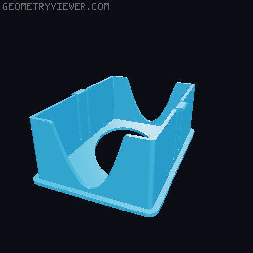 UNO Card Box Deck Holder Kartenschachtel 3D model thumbnail