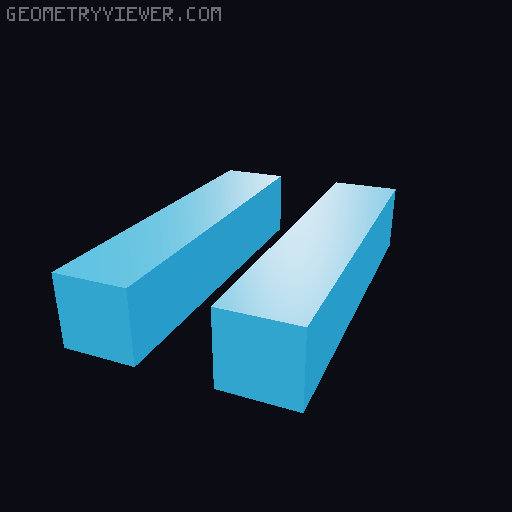 4er Reihenhaus 3D model thumbnail