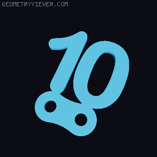 Chain Clock 3D model thumbnail