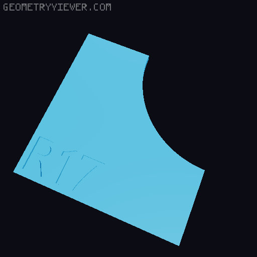 Radius Gauge - Convex & Concave 3D model thumbnail