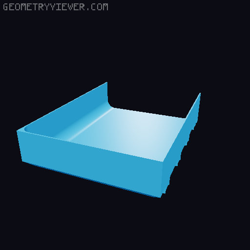Modular Drawer Organizer Remix 3D model thumbnail