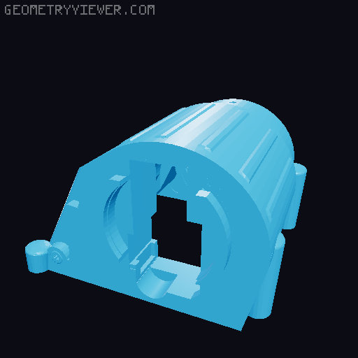 PVS 420 thermal vision 50Hz low budget 18650 monocular  (256X192, 384X288, 640X512) 3D model thumbnail