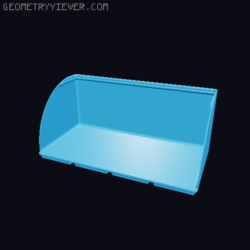 Gridfinity rouded bins collection all sizes 3D model thumbnail