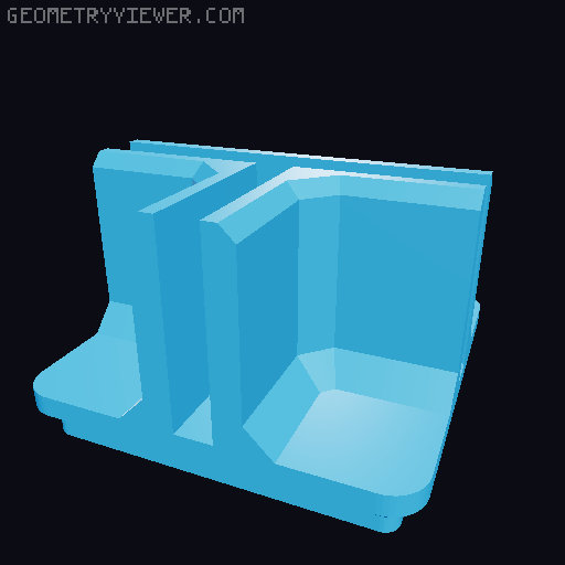 Neogrid: Gridfinity Organization Using Coroplast Lawn Signs 3D model thumbnail