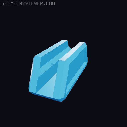 Foldable Utility Knife Blade Holder 3D model thumbnail