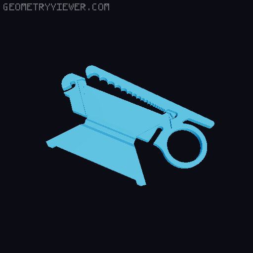 Wire Stripper Remix (9mm blade) 3D model thumbnail
