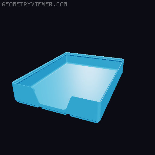 Gridfinity wall cutout collection 3D model thumbnail
