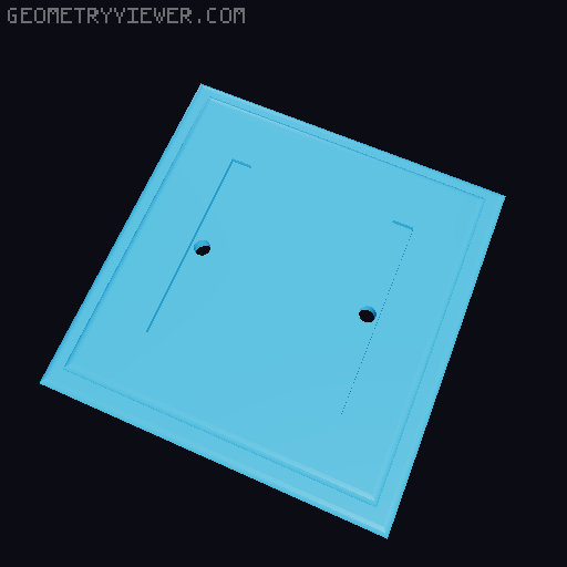 Rotating Dice 3D model thumbnail