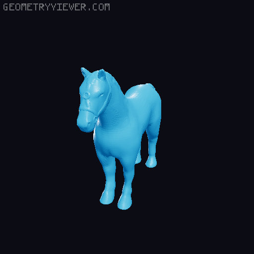 Horse 3D model thumbnail