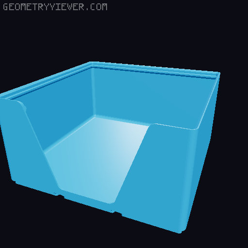 Gridfinity wall cutout collection 3D model thumbnail