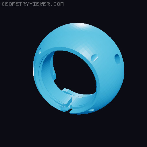 Kirby 40mm Fume Extractor 3D model thumbnail
