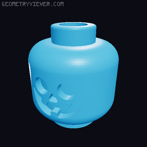 Brick Head Beads 3D model thumbnail