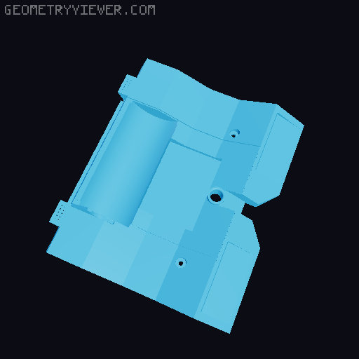 Professor Boots - RC Bulldozer Wide Upper Body adjustments. 3D model thumbnail
