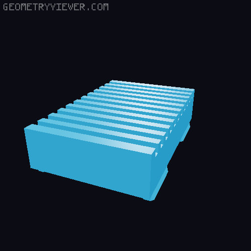 Pico Dram Tester enclosure 3D model thumbnail