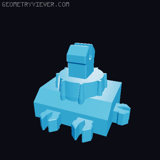 BD-1 Individual Parts 3D model thumbnail